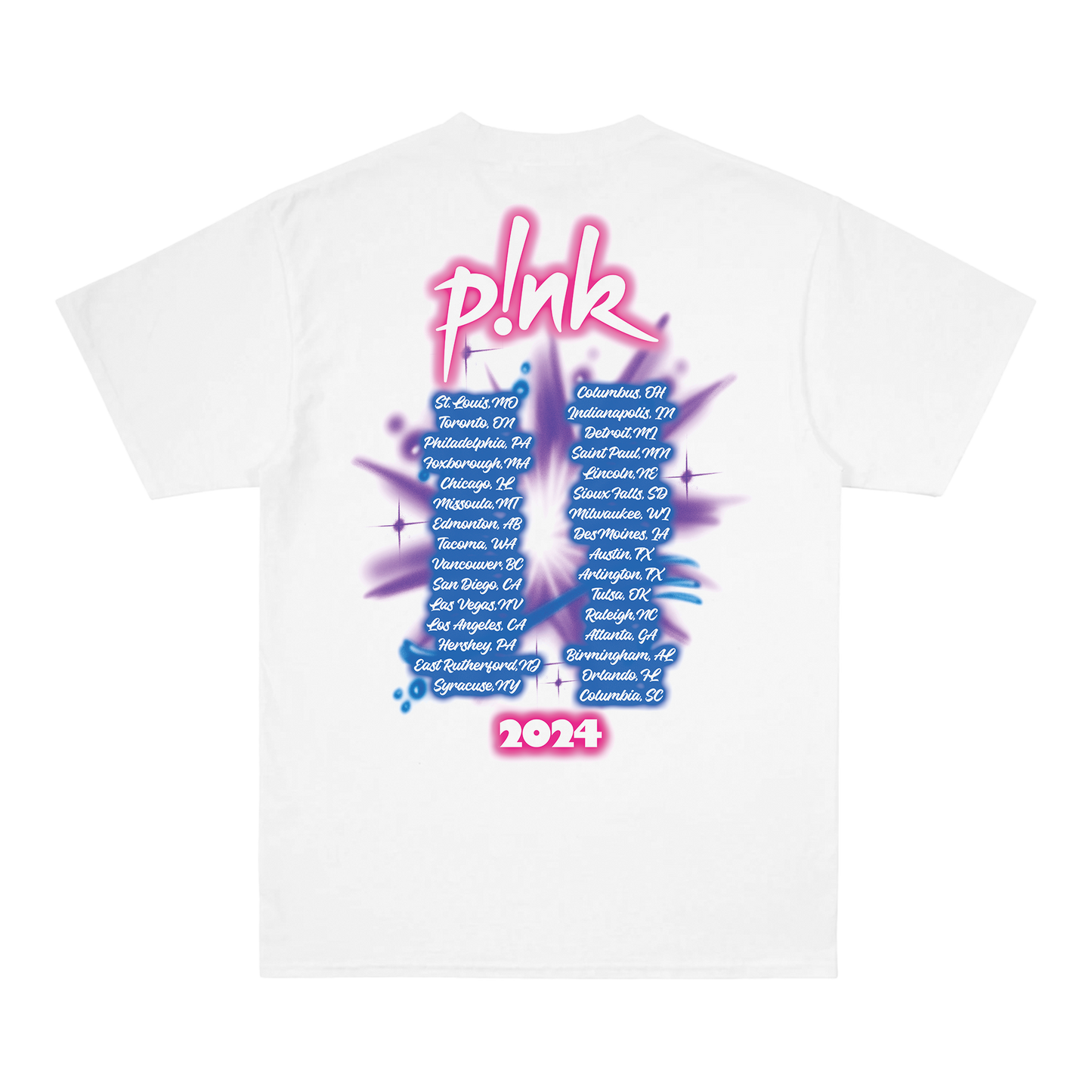 Airbrushed 2024 Tour Tee