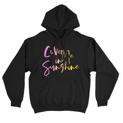 P!NK Gradient Cover Me In Sunshine Black Hoodie