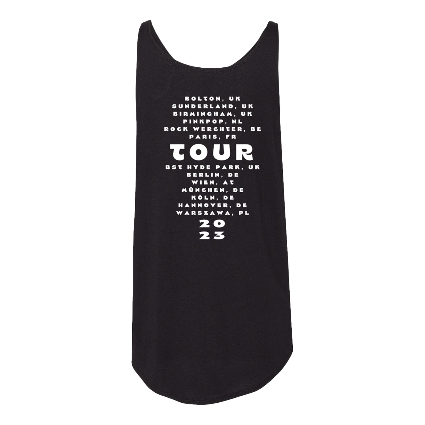 Bubble Text Black Tank