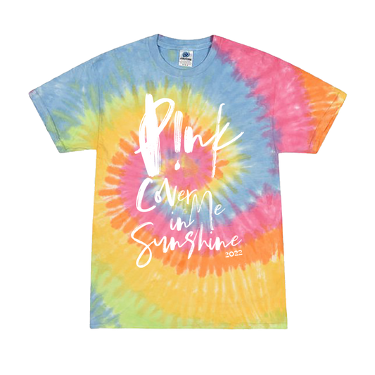 P!NK Cover Me in Sunshine Tie Dye Tee